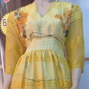 Ethiopian traditional dress with matching Scarf